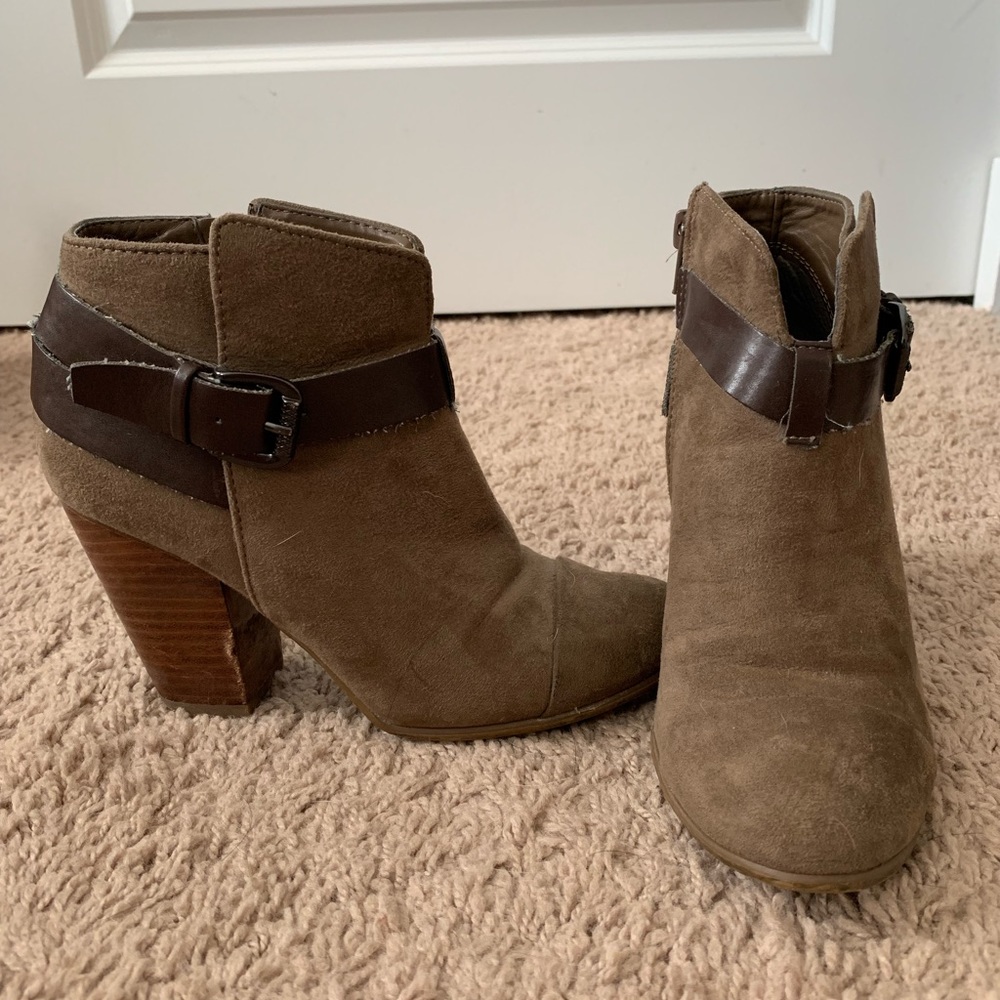 Brown booties